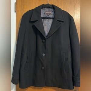 Michael Kors Men's Elegant Black Peacoat